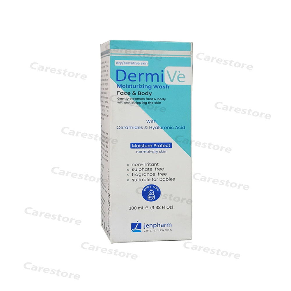 dermive moisturizer wash 100ml jenpharm pharma