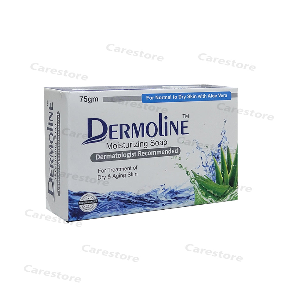  dermoline moisturizing soap for dry skin aging