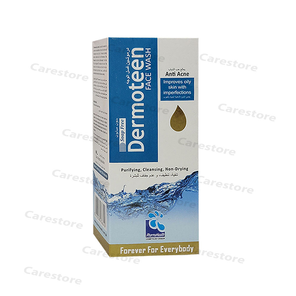 dermoteen face wash 100ml pharma health