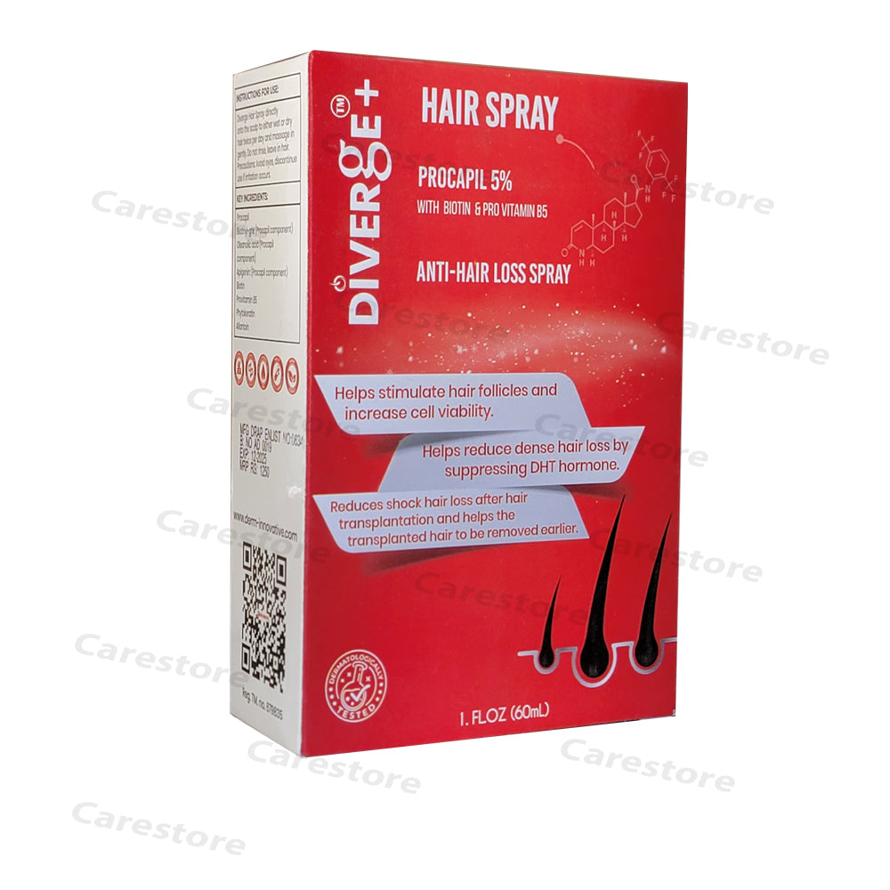 Diverge hair spray Procapil 5% anti hair loss