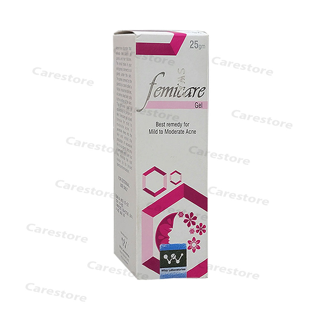 femicare acne gel 25gm whiz pharma