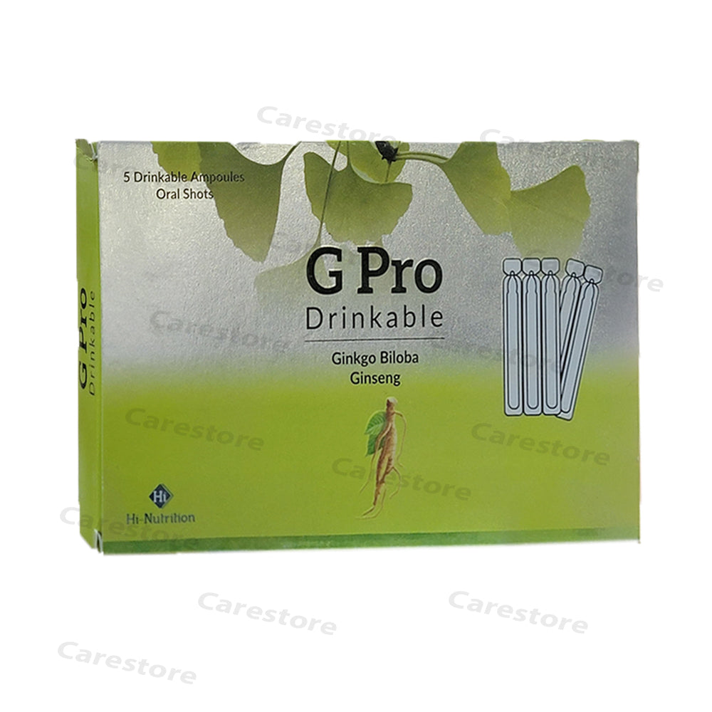 G Pro Drinkable Ampoules Oral Shots