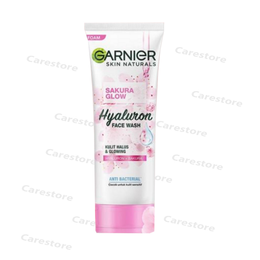 Garnier sakura glow hyaluron face wash anti bacterial