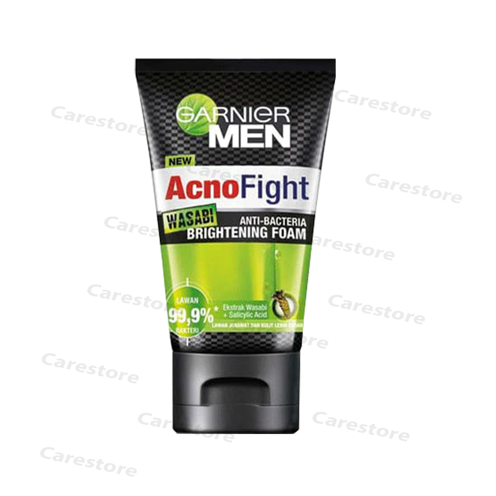 Garnier men new acnOfight anti-bacteria brightening foam 100ml