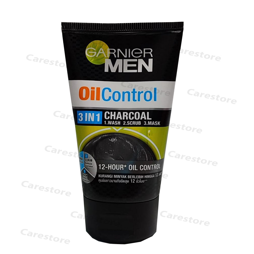 Garnier men oil control 3 in 1 charcoal