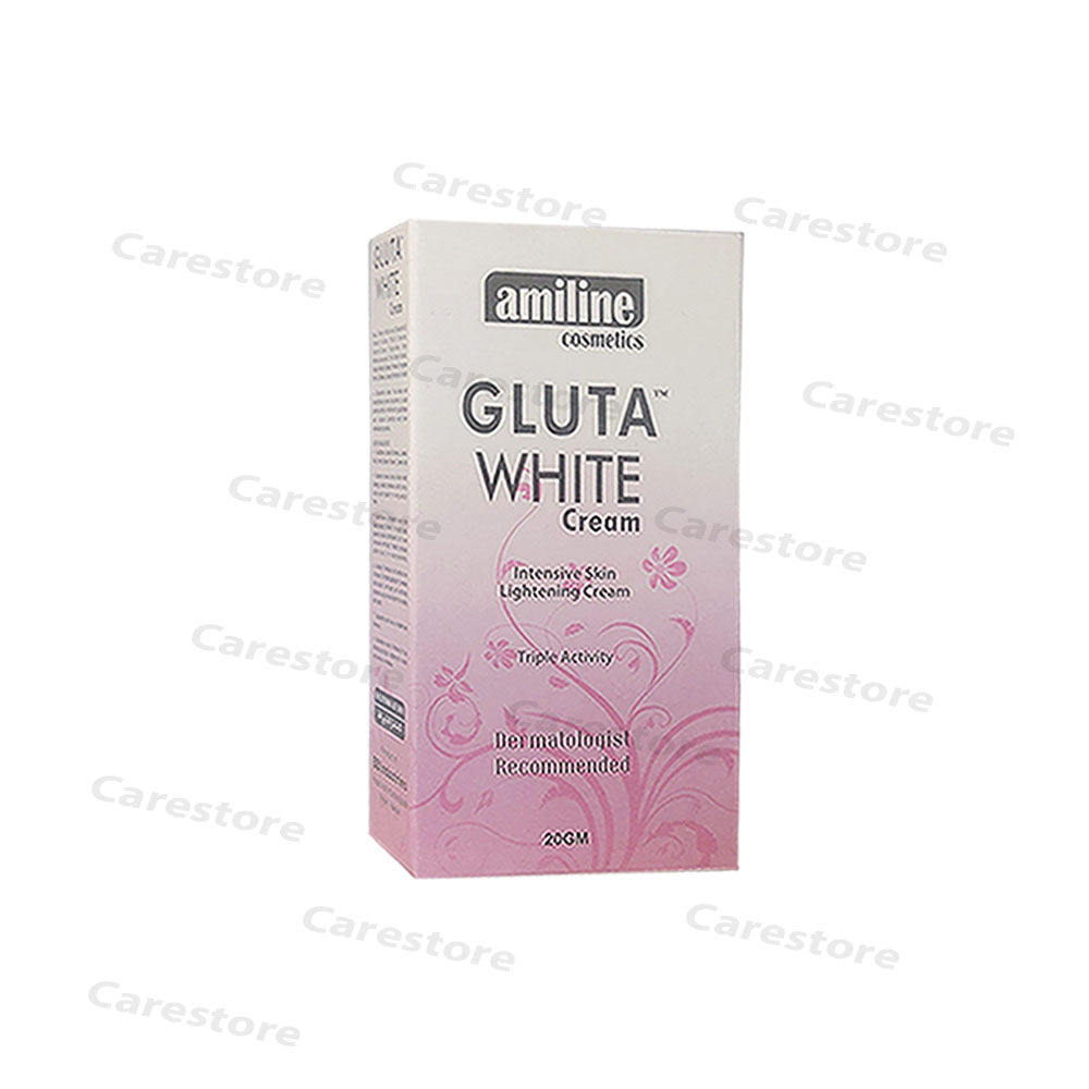 gluta white cream 20gm miline cosmetics pharma