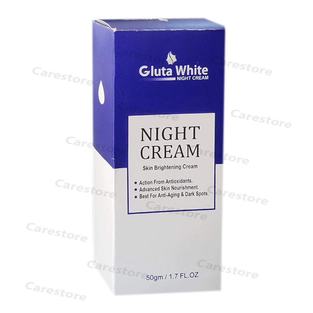 Shop Gluta White Night Cream with cheap price CareStore Shop Gluta White Night Cream with cheap price CareStore
