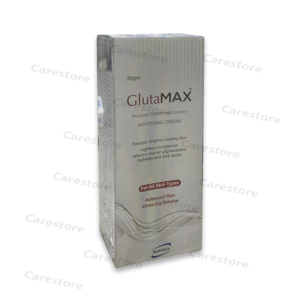 glutamax whitening cream 30gm reduced glutathione skincare lightening advanced solution maxitech pharma