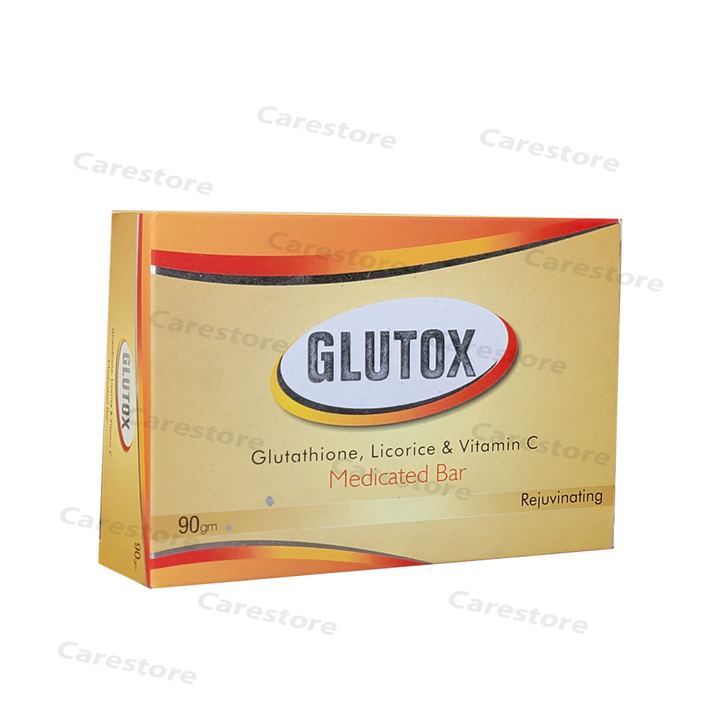 Glutox Bar Glutathione ,licorice, vitamin 90gm CareStore Glutox Bar Glutathione ,licorice, vitamin 90gm CareStore