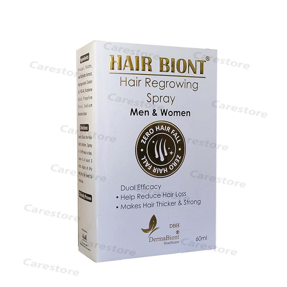    hair biont hair regrow spray forn and women reduce hair loss derma biont