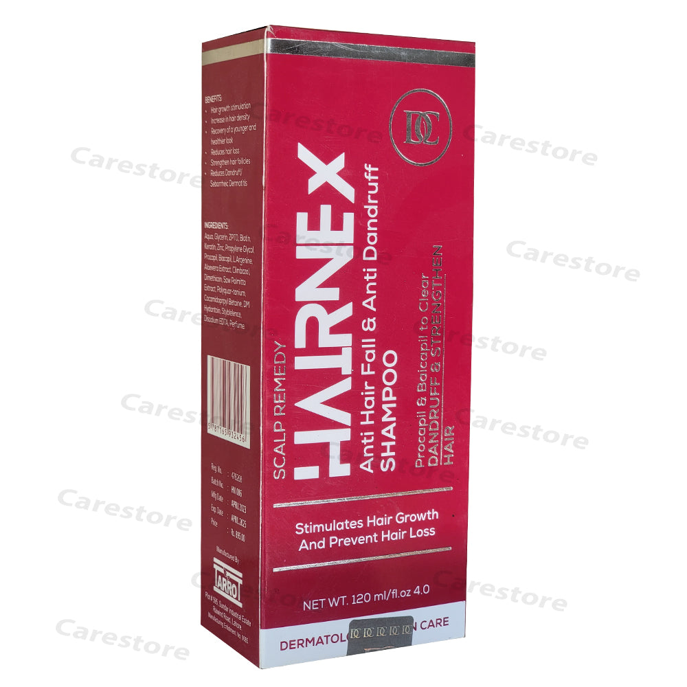 Hairnex anti hair fall and anti dandruff shampoo 120ml