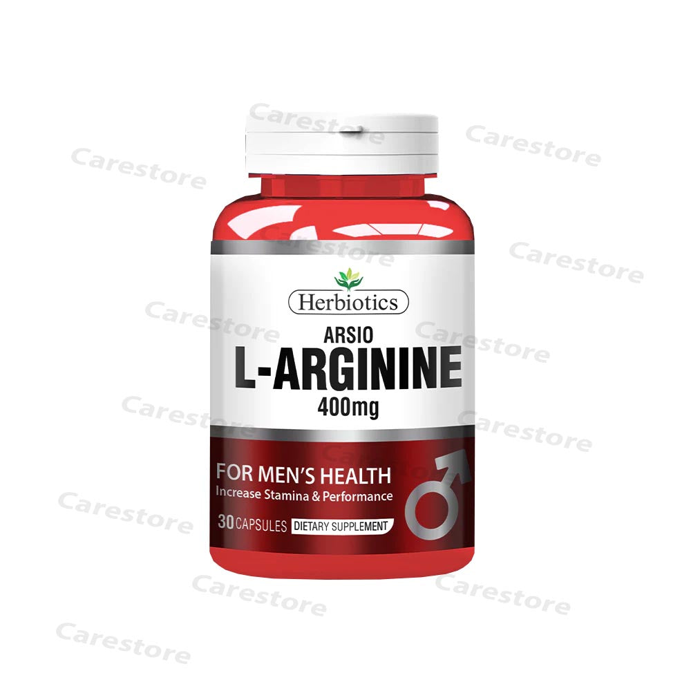 herbiotics arsio L arginine 400mg dietary supplement