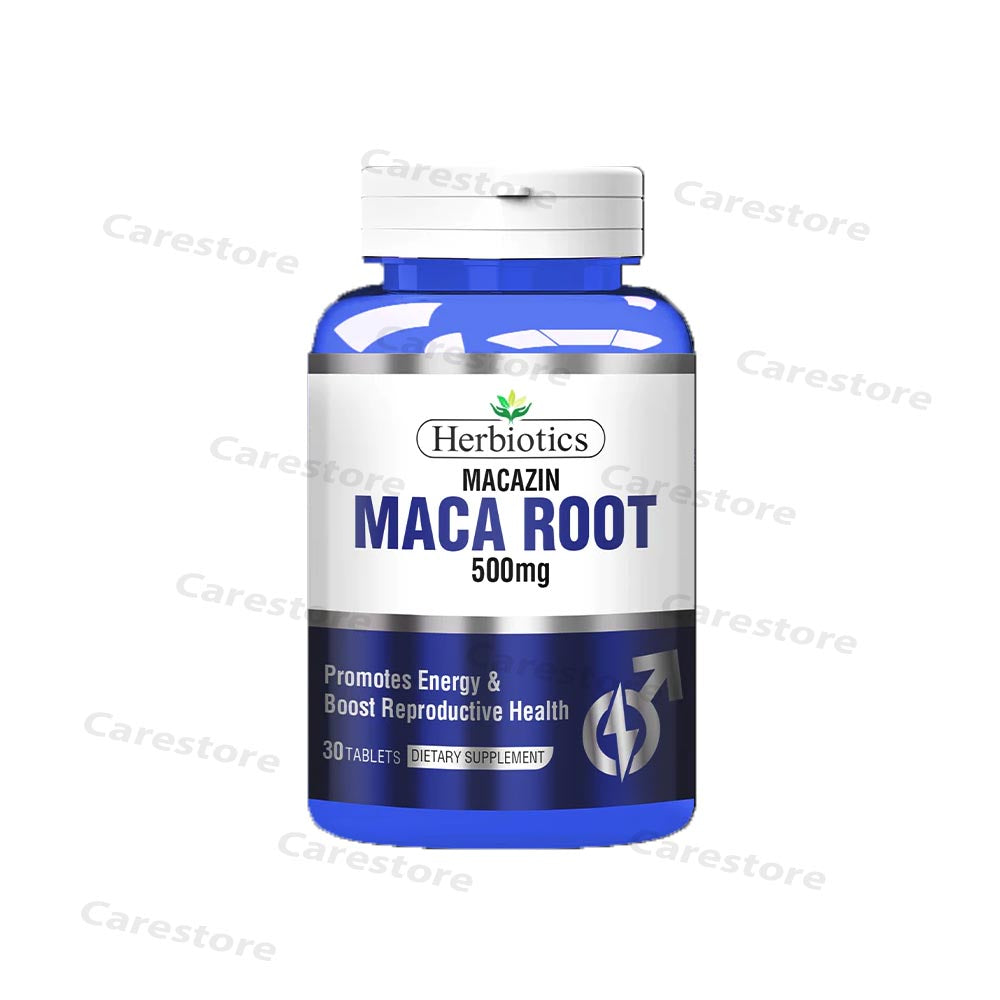 herbiotics macazin maca root 500mg dietary supplement