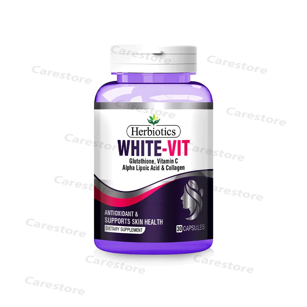 herbiotics white vit glutathione vitamin c alpha lipotic acid & collagen dietary supplement