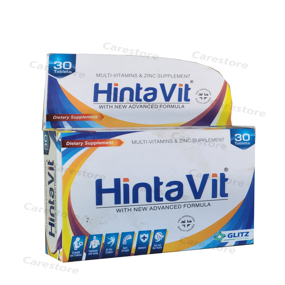 Hintavit with new advanced formula dietary suplement 30 tablets