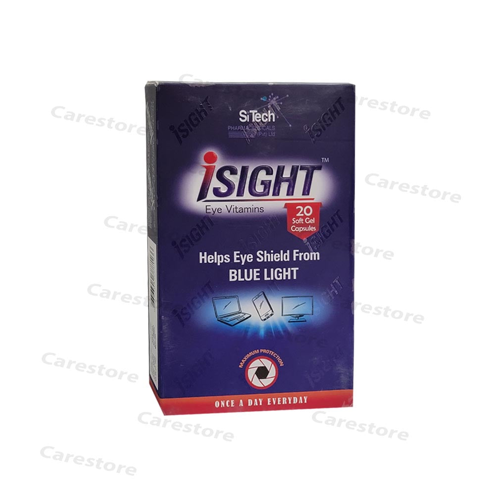 iSight Capsules 20 Softgel Sollievo Pharma