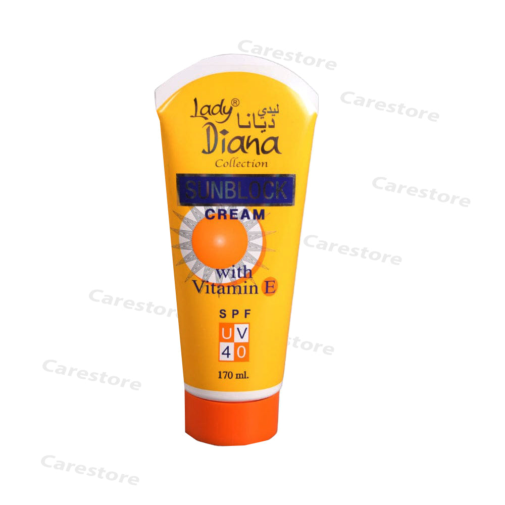 lady diana collection sunblock cream with vitamin E 170ml