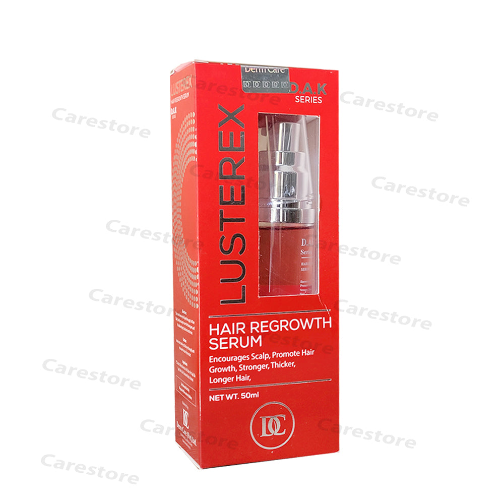    lustrex hair regrowth serum promote hair growth dermcare