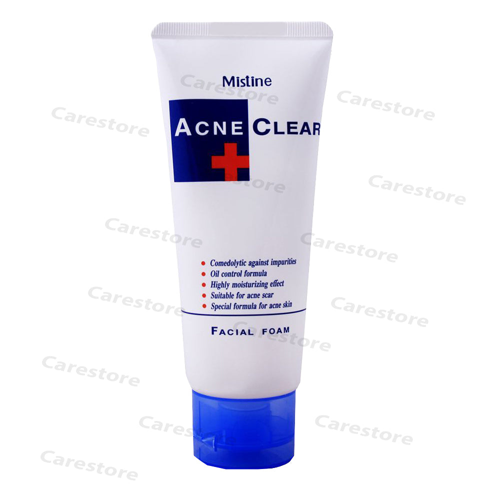 Mistine acne clear + facial foam 85ml