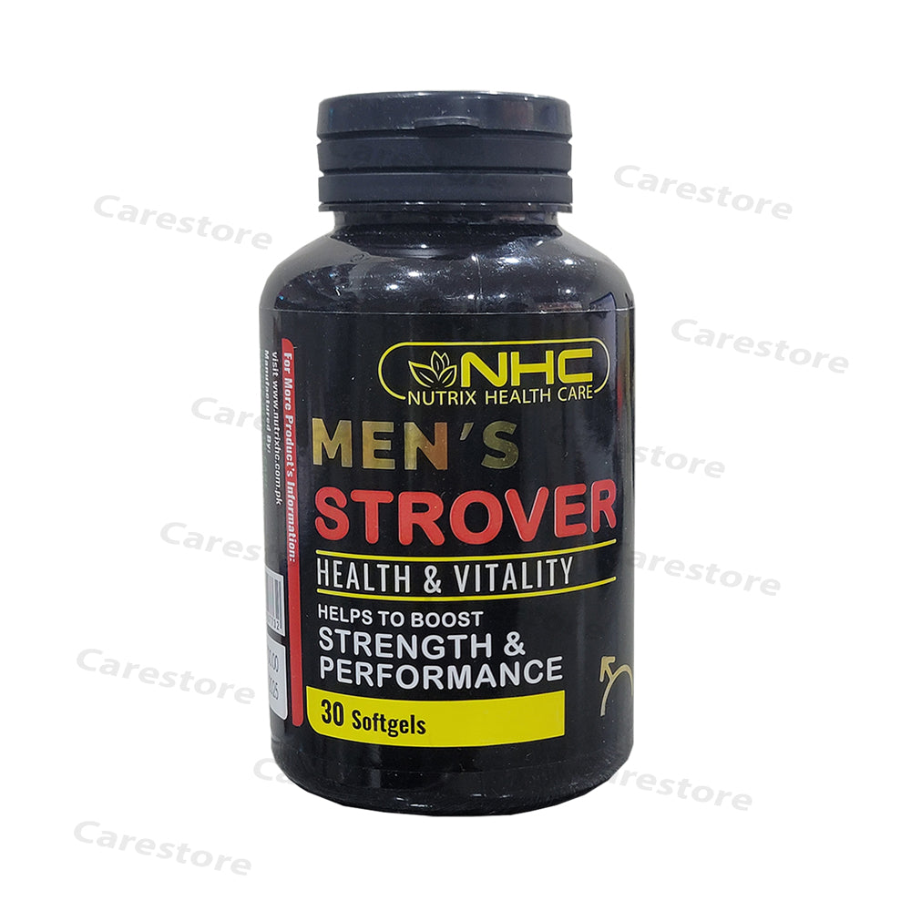 nhc NHc mens strover health vatility strenght performance soft gls nutrix health care