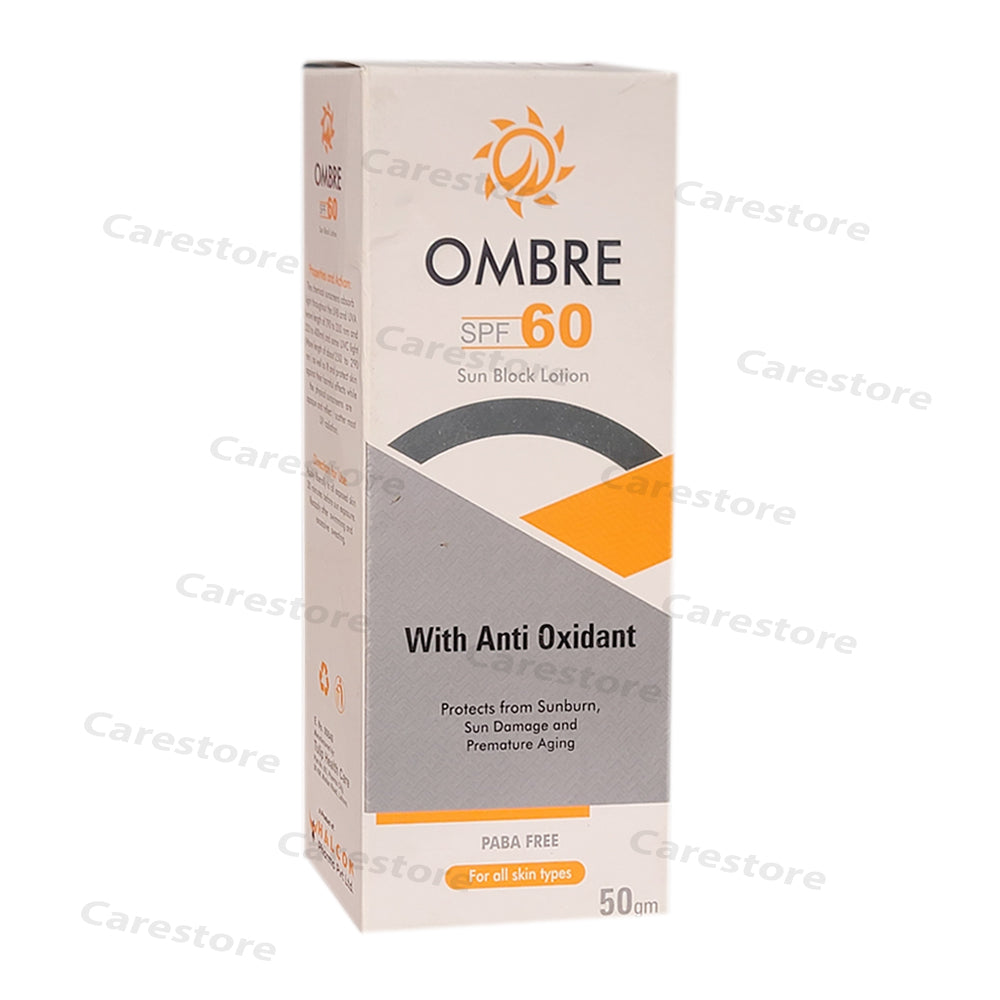 OMBRE SPF 60 Sunblock Lotion 50gm