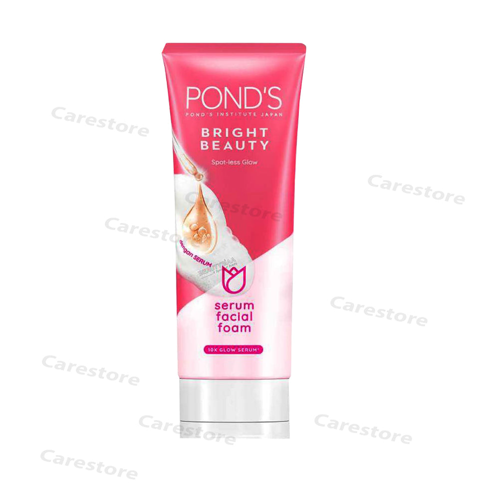 Pond's bright beauty spot-less glow serum facial foam