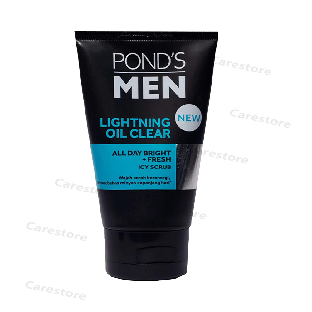 Pond's men lightening oil clear icy scrub