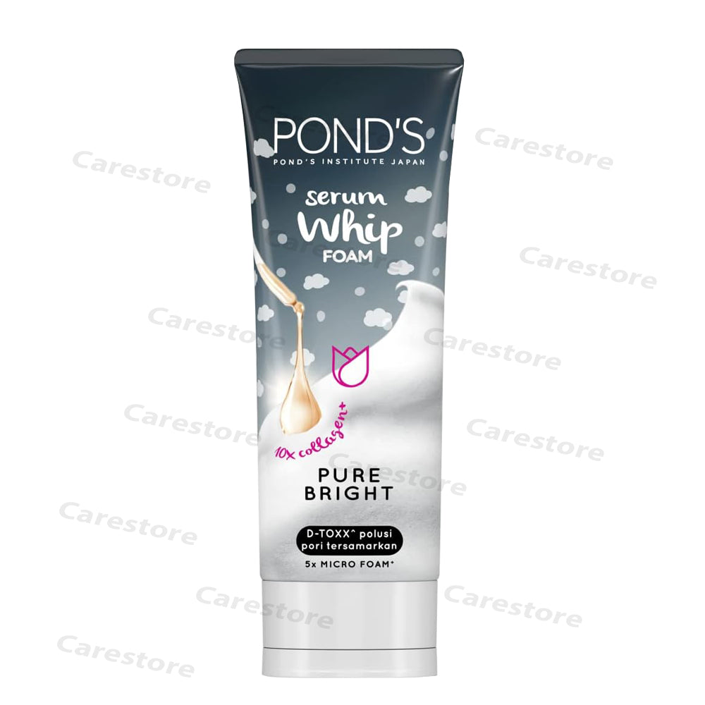 Pond's serum whip foam pure bight 100g