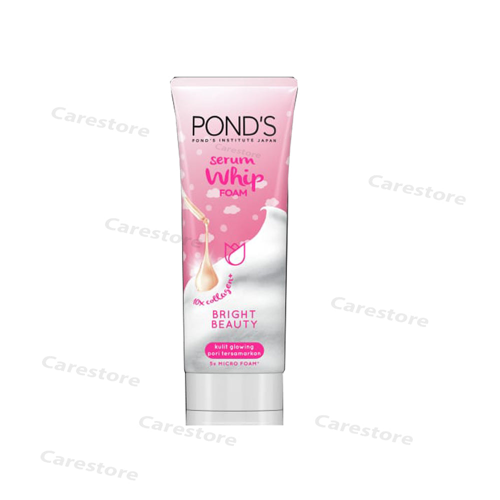 Pond's serum whip foam bright beauty 100g