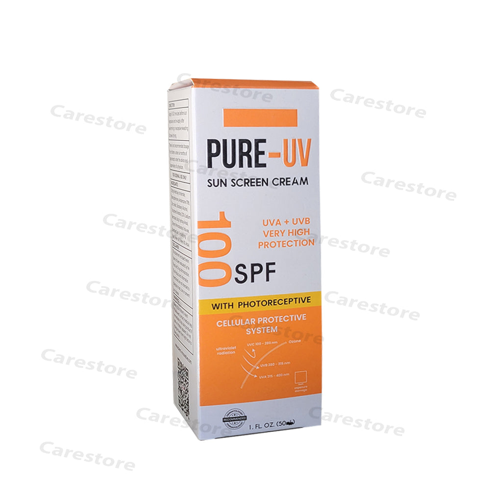 pure uv sun screen cream spf100