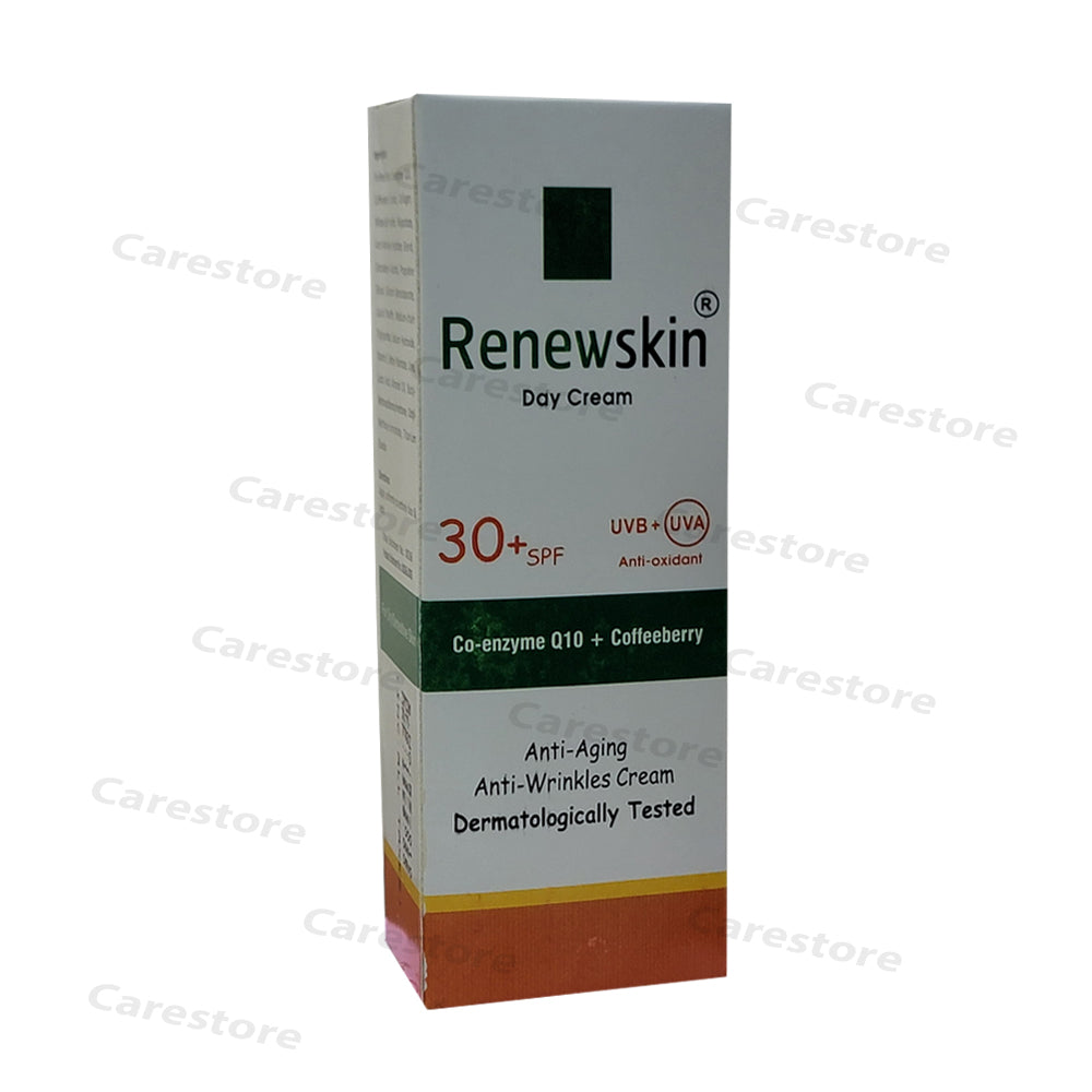 renewskin day cream 30+ spf 50g crystolite pharmaceutical