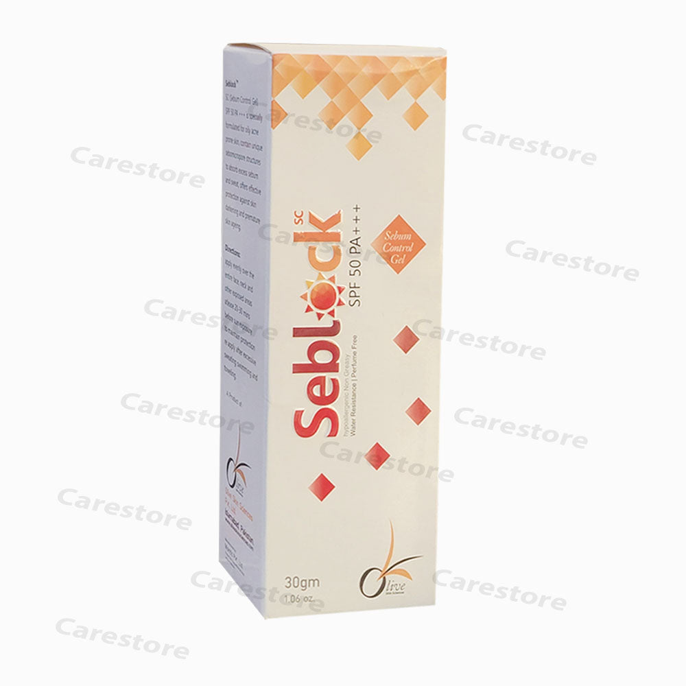 Sebo Control Gel Seblock Sebum Control Gel SPF50 – CareStore