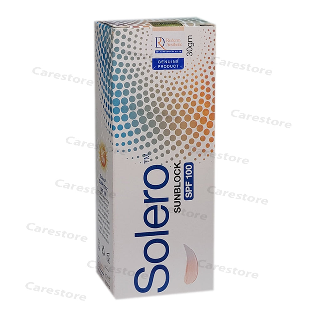 Solero Sunblock SPF 100  30gm