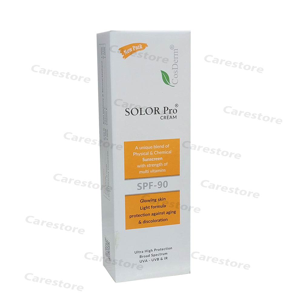 solor pro cream spf 90 cosderm pharma