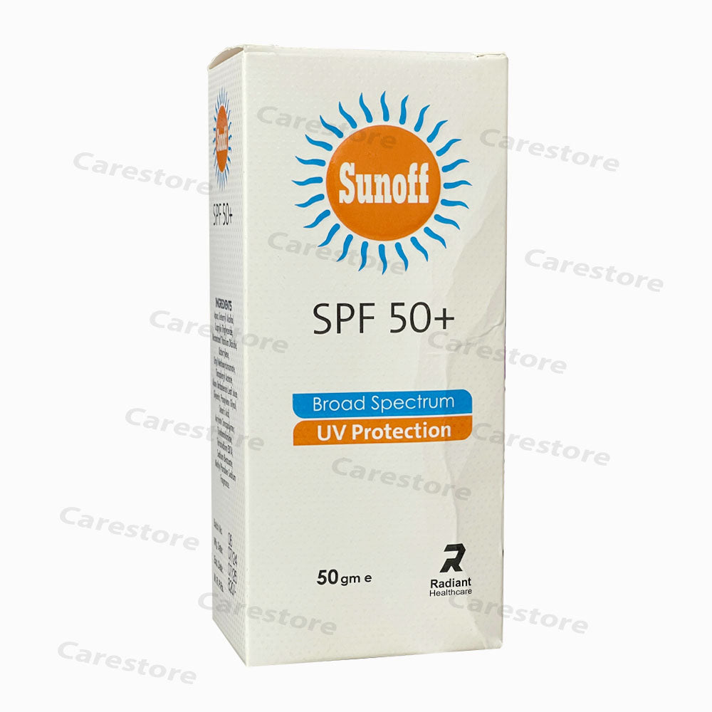 Sunoff Spf 50 Sunblock 50gm