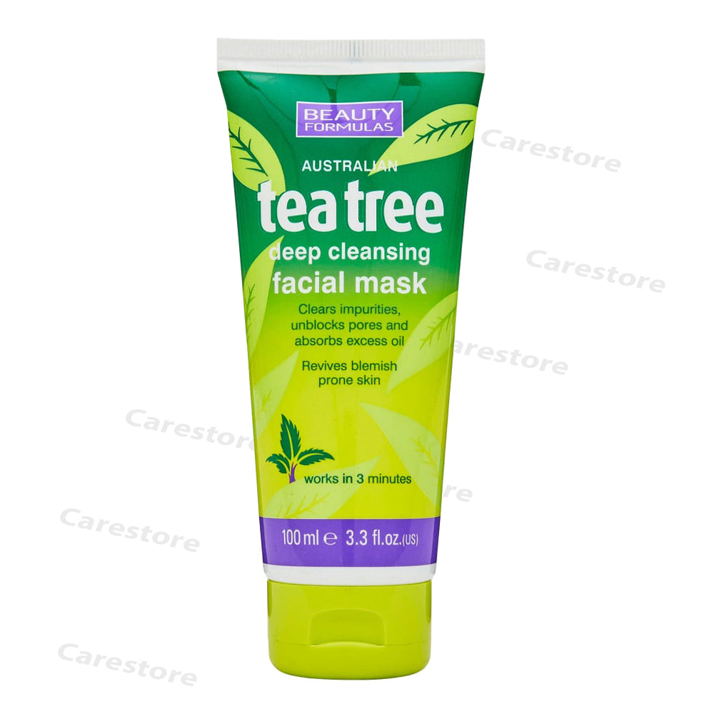 beauty formulas tea tree deep cleansing facial musk 100ml