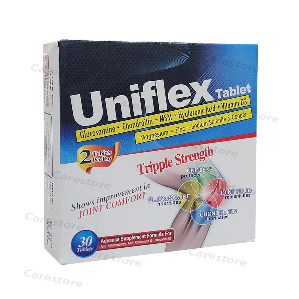  uniflex tripple strenght tablet advane supplement