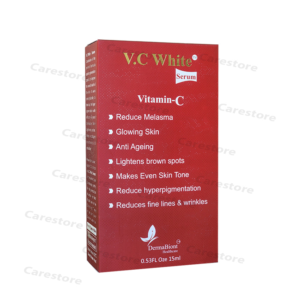 v.c white vitamin c serum glowing anti aging melasma derma biont pharma