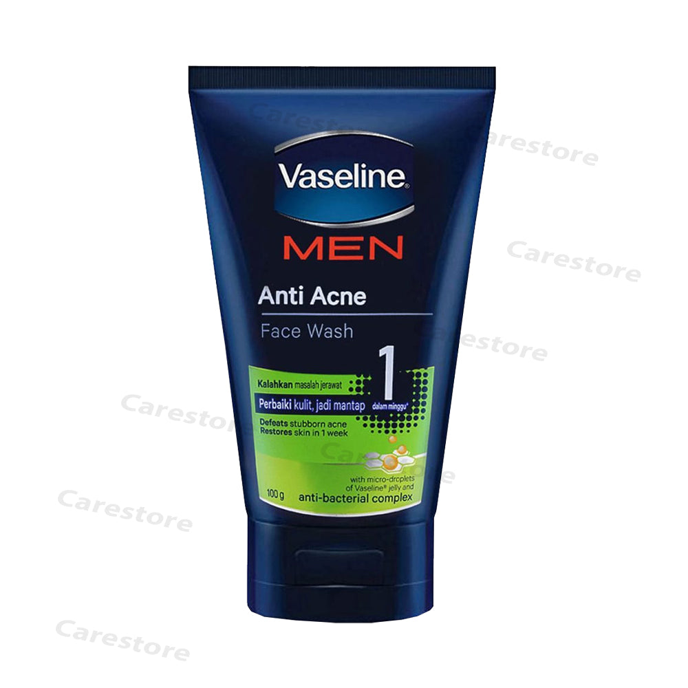 Vaseline men anti acne face wash 100g