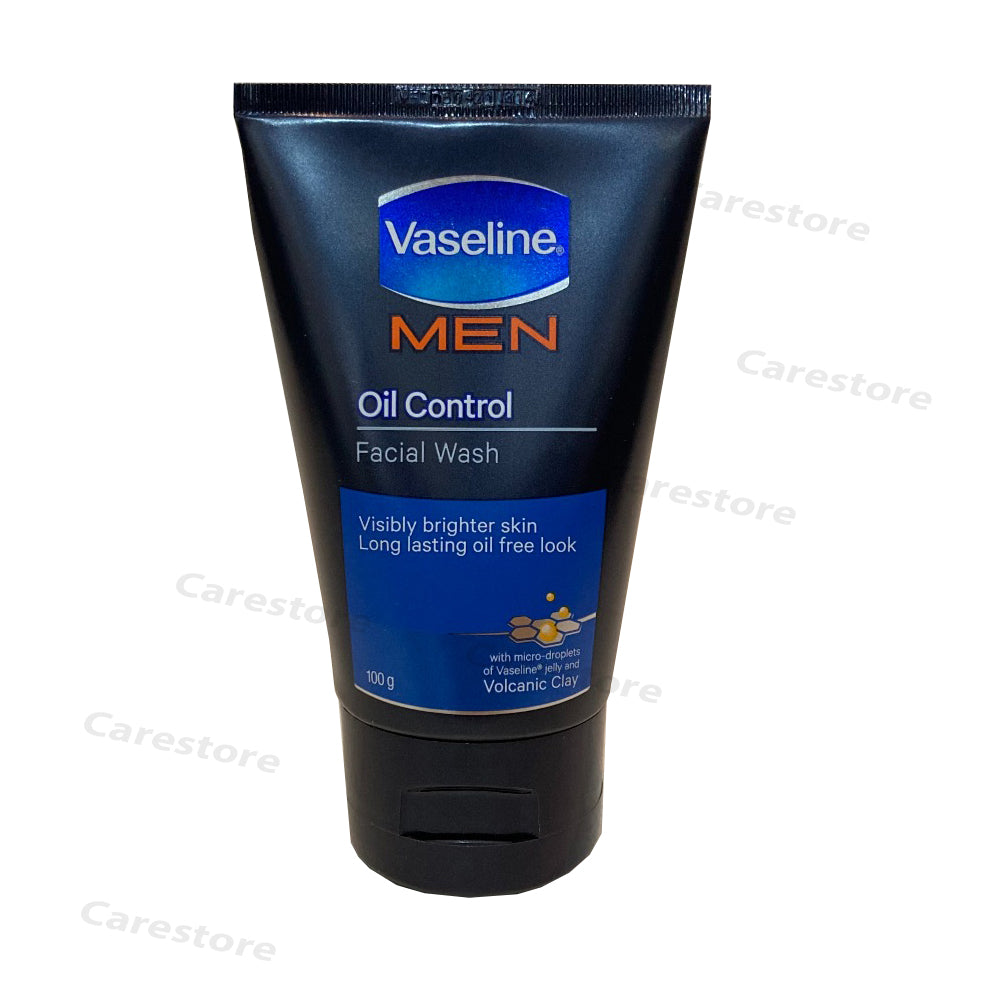 Vaseline men oil control facial wash 100g