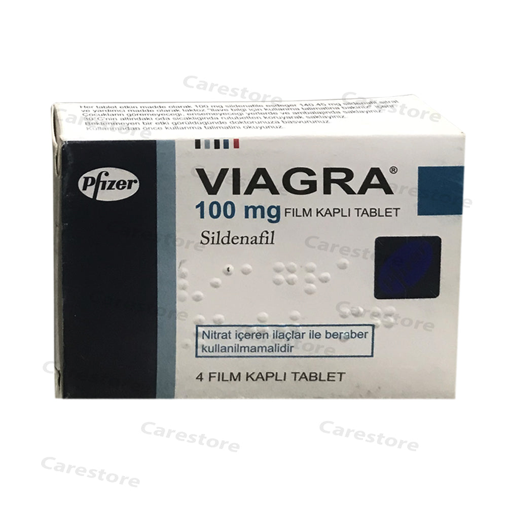 Viagra 100mg 4Tablets