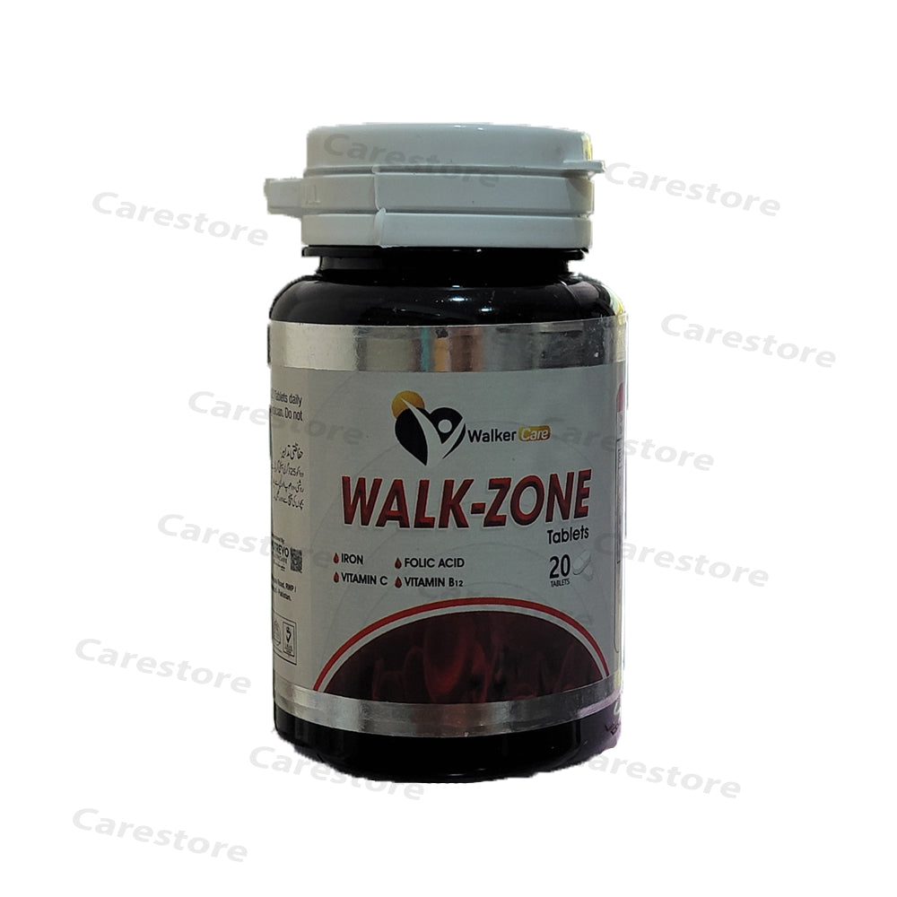 walk zone 20tablets nutrevo healthcare