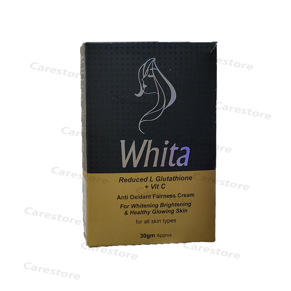 whita glutathione vit c cream 30gm tulip healthcare