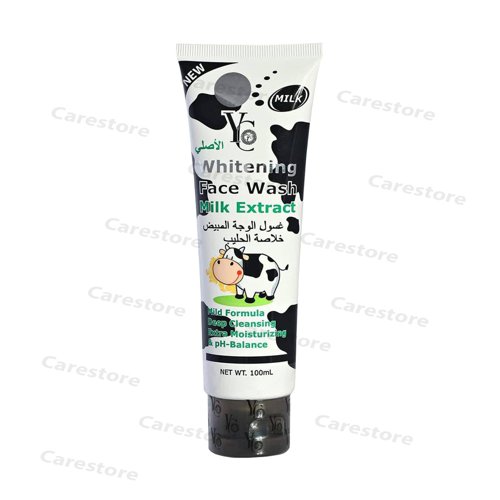 Whitening face wash milk extract 100ml